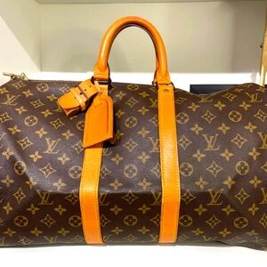Louis Vuitton KeepAll 45 Monogram Travel Bag